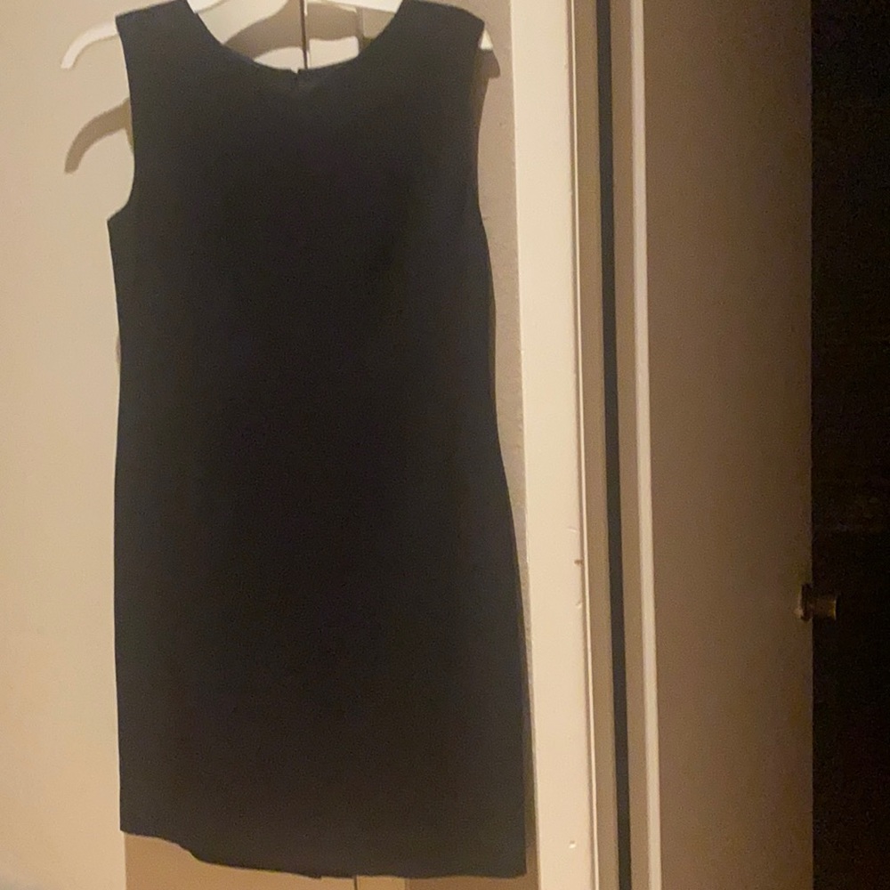 Black sheath dress